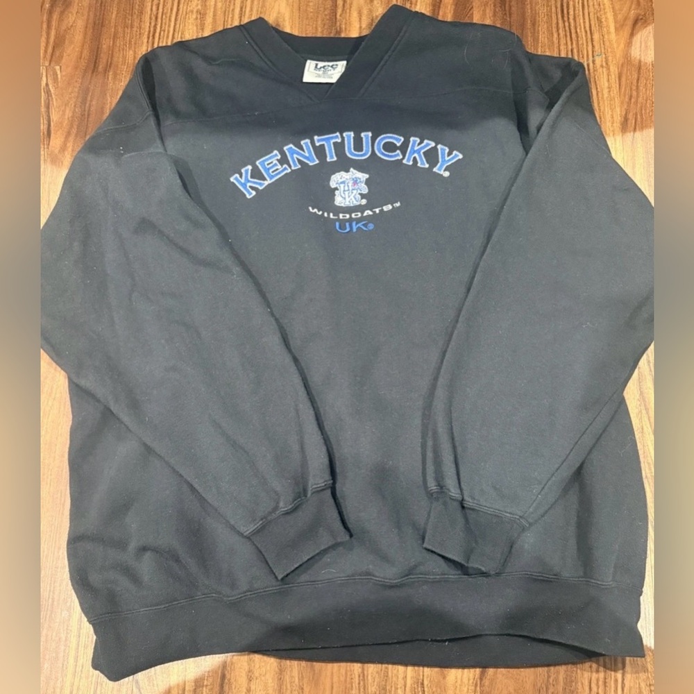Vintage Y2K Kentucky Wildcats Sweatshirt Mens 2XL Lee Sport Crewneck College